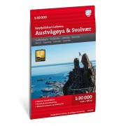 Lofoten: Austvågöya - Svolvaer Högfjällskarta Calazo